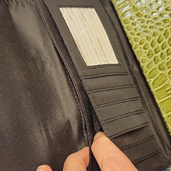 Patchwork Standard Wallet 7.5" x 4" Brand New Check Book Included - Picture 7 of 10